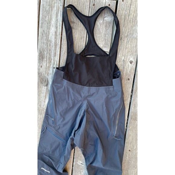 NWT! Patagonia Dual Aspect Bibs Men's S Alpine Climbing Recco Smolder Blue $399 - Picture 2 of 13